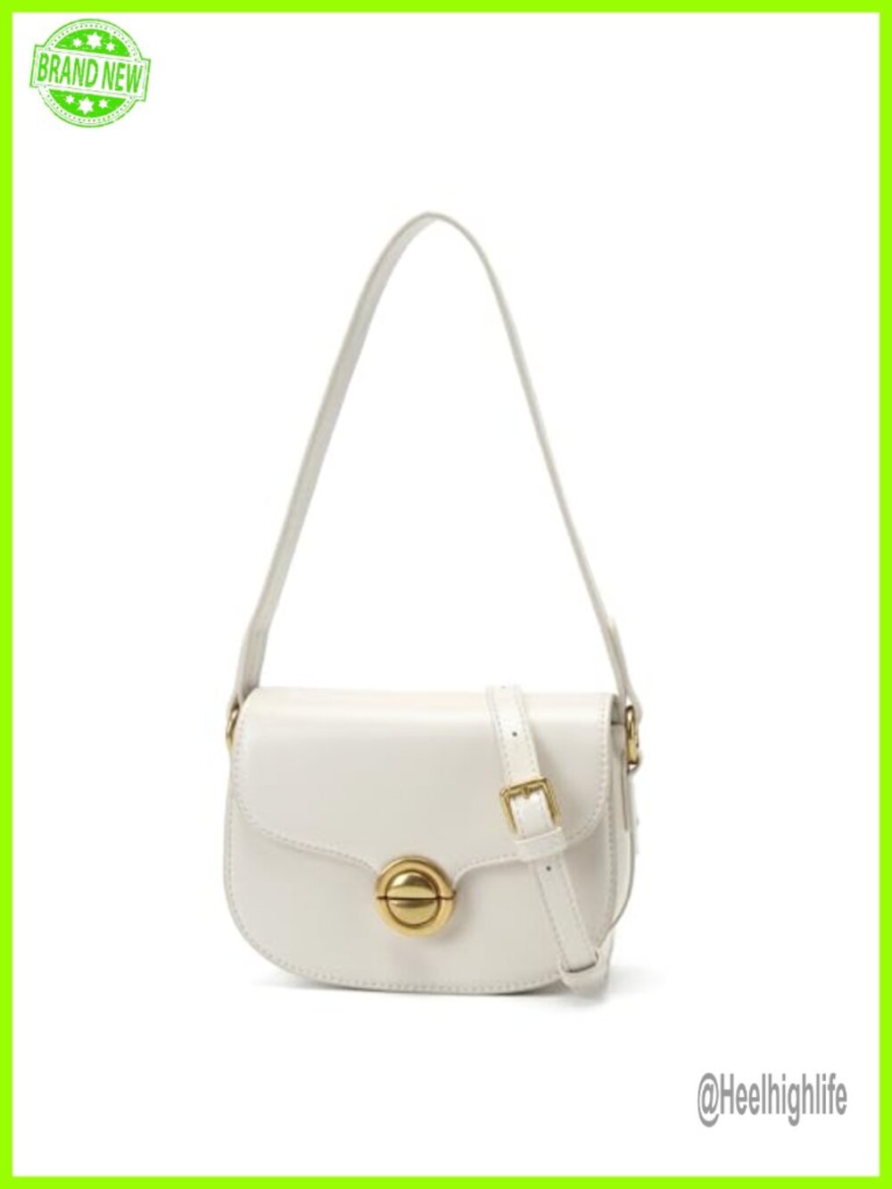 PU Leather Crossbody Bag Saddle Shoulder Mini Wallet Adjustable Strap